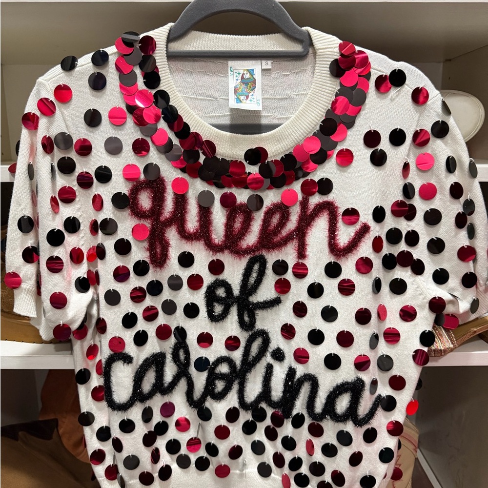 QUEEN OF SPARKLES University of South Carolina Sweater Top